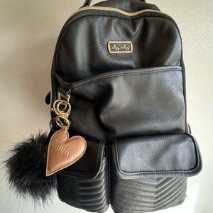 Itzy Ritzy Jetsetter Black Boss Backpack Diaper Bag